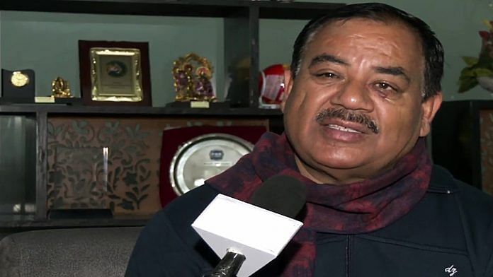 Harak Singh Rawat speaks to the media on his dismissal from the Uttarakhand cabinet and expulsion from BJP, in Dehradun | ANI