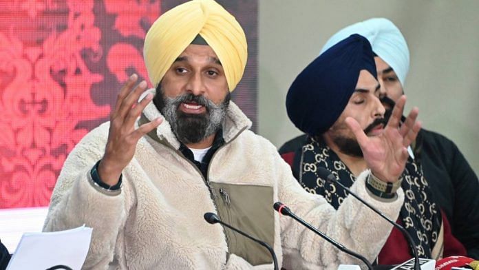 Bikram Singh Majithia at the press conference | By special arrangement