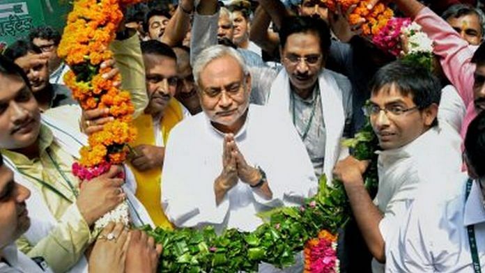 File photo of Bihar Chief Minister Nitish Kumar | Photo: PTI