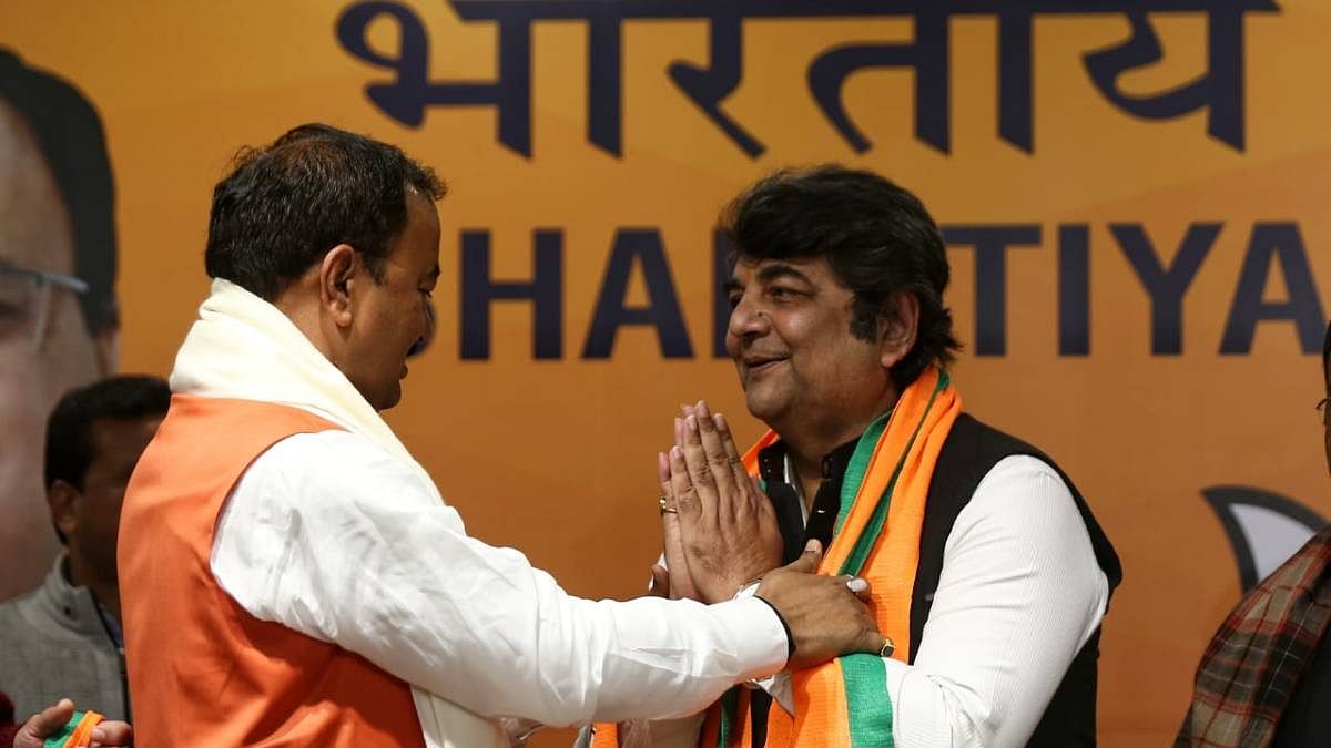 singh R.P.N. Singh joining the BJP Tuesday. | Photo: Suraj Singh Bisht | ThePrint
