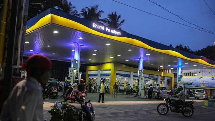 A Bharat Petroleum Corp. petrol station in Chennai | Representational image | Bloomberg