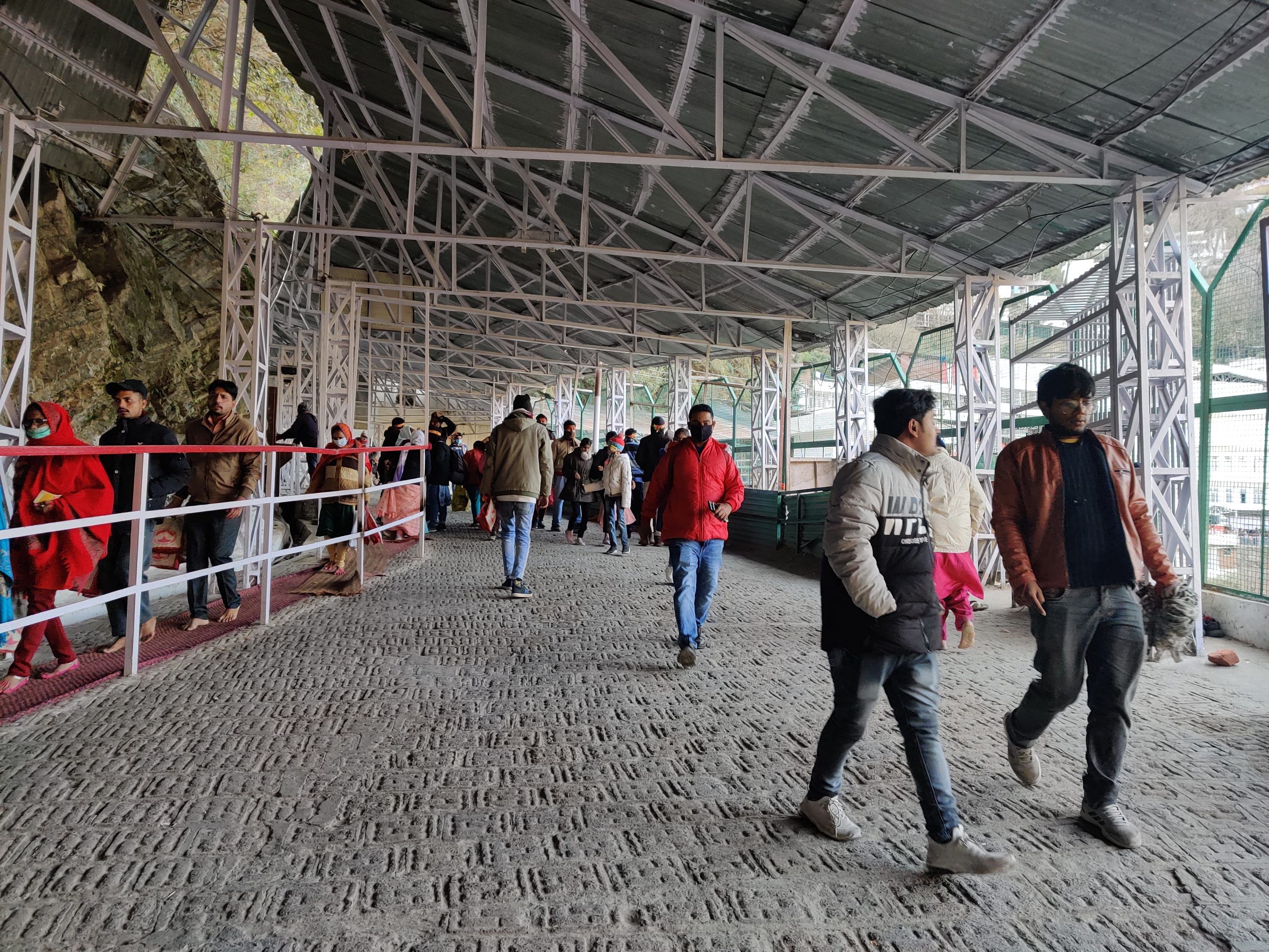 The spot where the stampede took place near gate number three. | Photo: Bismee Taskin/ThePrint