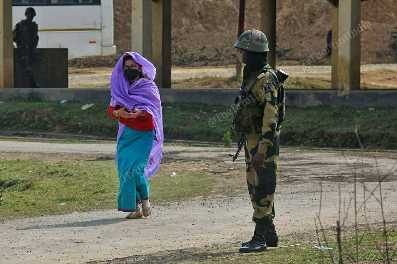 A woman going to cast their vote at, Manipur | Praveen Jain | ThePrint