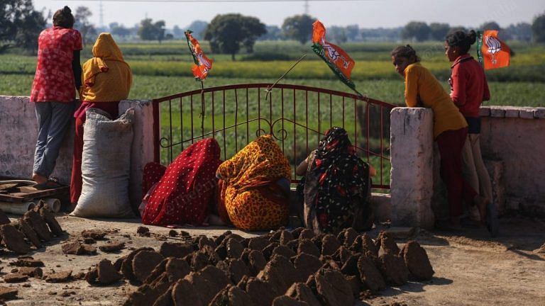 Women are voting more, but in UP, they are literally pushed out of campaign spaces