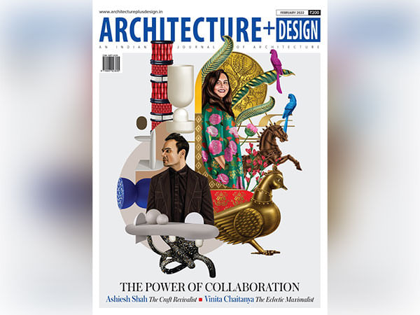 Award winning architect Ashiesh Shah and Vinita Chaitanya featured on A+D's cover