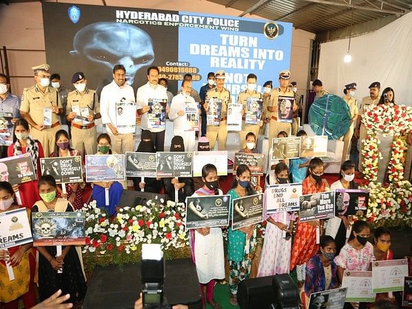 Hyderabad Police organizes awareness campaign against drugs abuse
