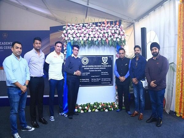 BCCI office bearers lay foundation stone for new NCA