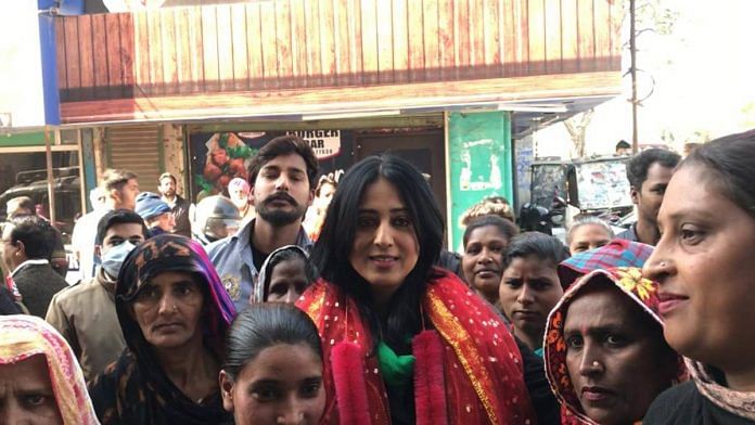 Mahie Gill campaigning for the BJP in Ferozepur | Sukriti Vats | ThePrint