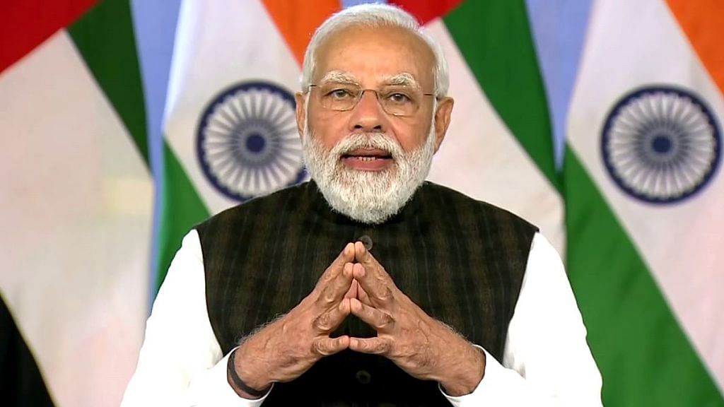 Prime Minister Narendra Modi speaks at the India-UAE virtual summit Friday | ANI