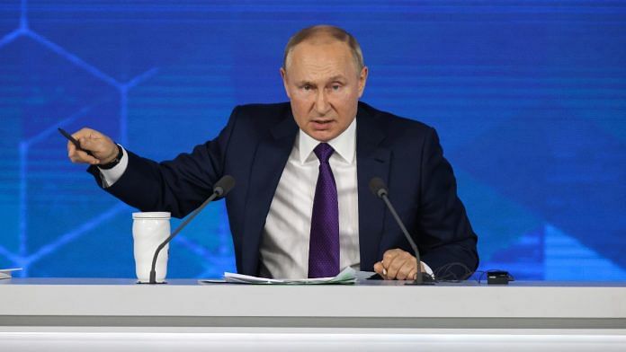 File photo of Russian President Vladimir Putin | Bloomberg