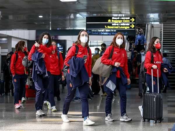 Spain Women's Team arrive in Bhubaneswar for FIH Hockey Pro League matches against India