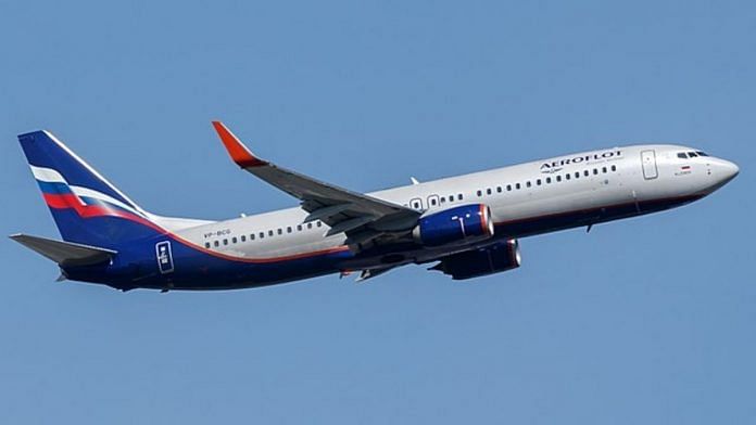 An Aeroflot airplane taking flight | Representational image | Wikimedia Commons