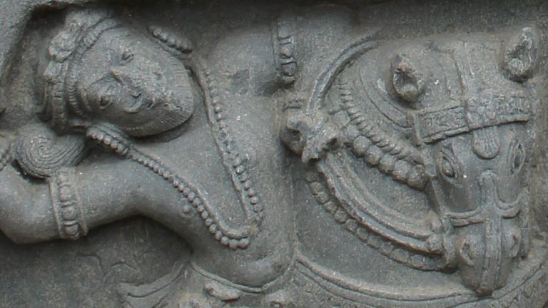 India was part of medieval arms race stretching from Russia, China to Iran. All for horses