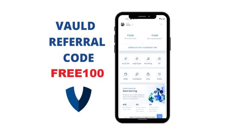 Use this Vauld Referral Code to earn interest & bonus on Bitcoin, other cryptocurrencies