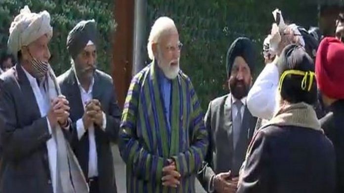 Prime Minister Narendra Modi met an Afghan Sikh-Hindu delegation on 19 February 2022| ANI