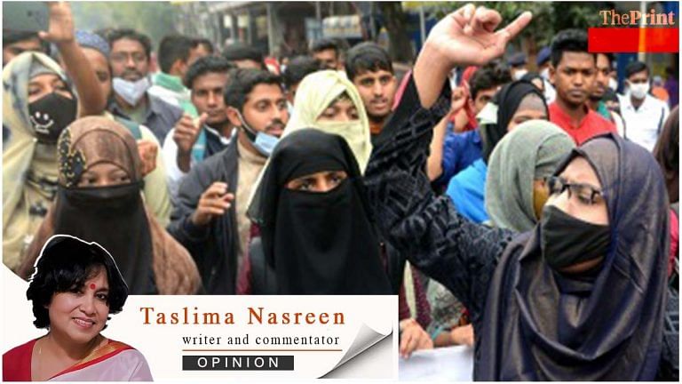 Muslim women must see burqa is just like chastity belt of dark ages, Taslima Nasreen writes