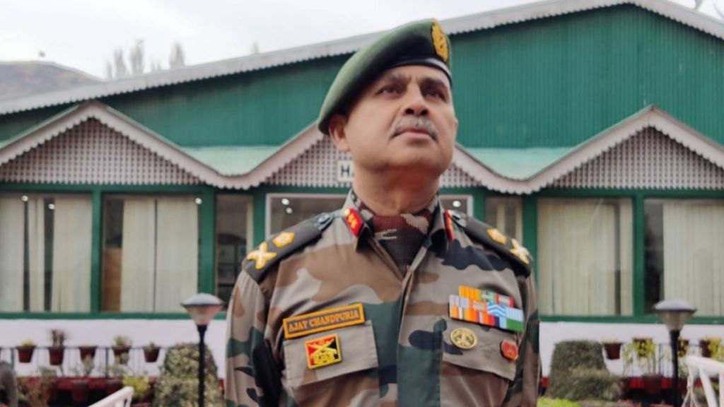 General Officer Commanding (GOC), 19 Infantry Division, Major General Ajay Chandpuria | Photo: Urjita Bhardwaj | ThePrint