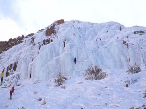 Ladakh hosts first-ever ice-wall climbing competition
