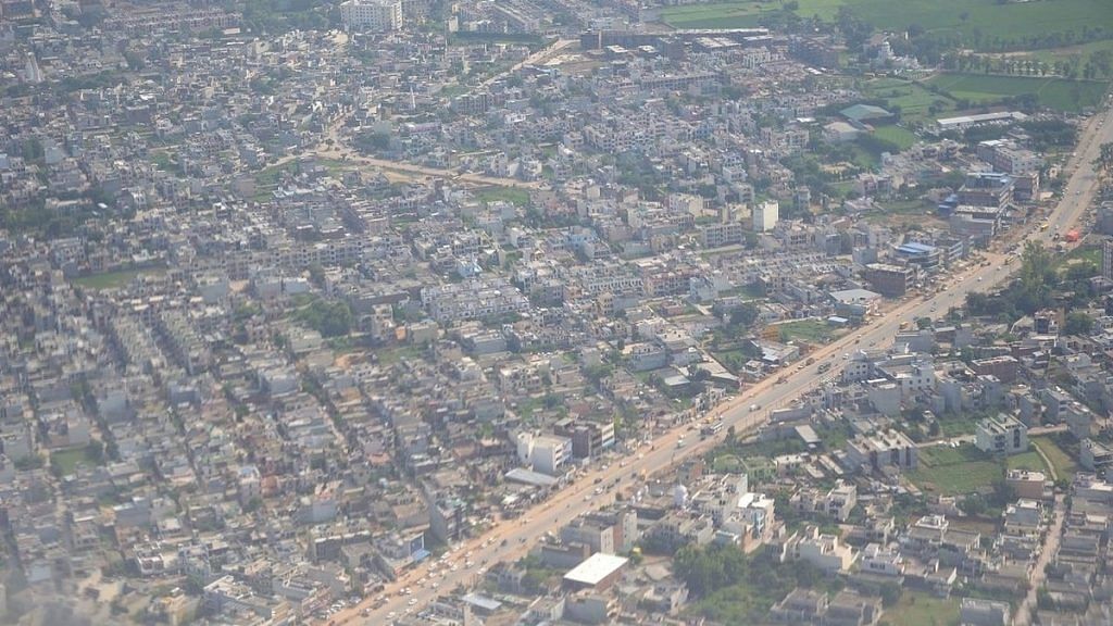 An aerial view of Mohali city, SAS Nagar district. | Photo: Commons