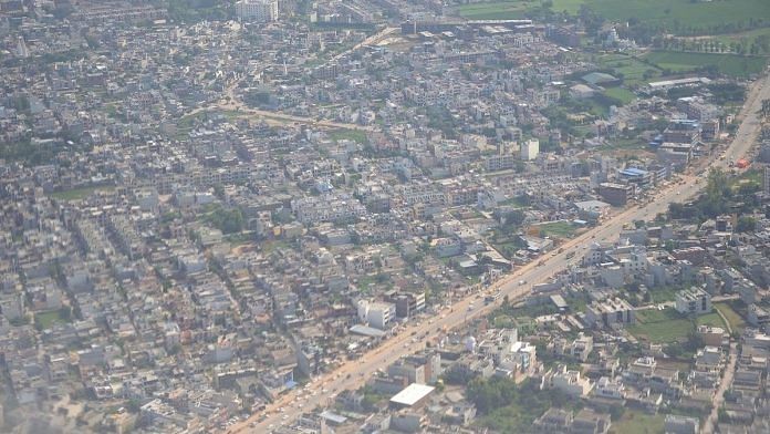An aerial view of Mohali city, SAS Nagar district. | Photo: Commons