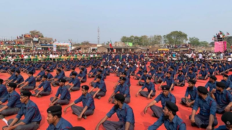 PFI cadres at the meeting in Murshidabad on 17 February | Sreyashi Dey | ThePrint