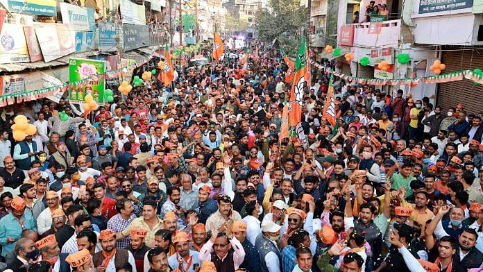 Representational image of a BJP election rally in Prayagraj | ANI