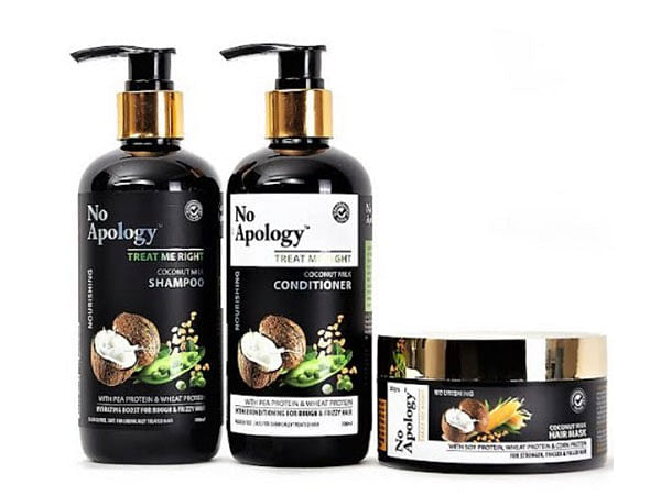 No Apology Introduces World-class Range of Coconut Milk Shampoo, Conditioner and Hair Mask First Time in India