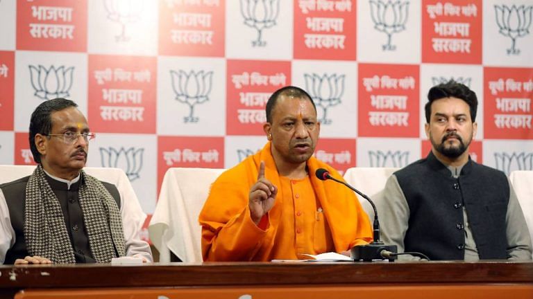 Yogi with a gun, Kashi, infrastructure: BJP’s latest song in UP a mix of Hindutva & development