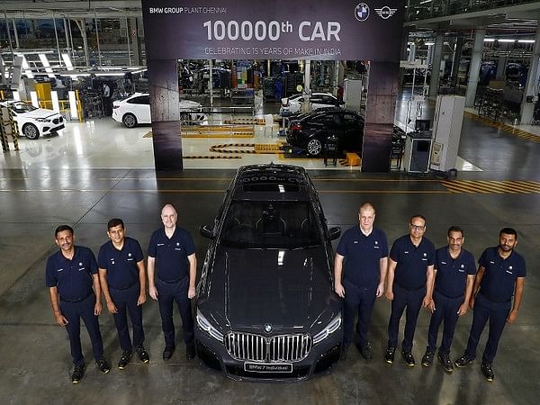 1,00,000th 'Made-in-India' car rolls-out of BMW Group plant Chennai