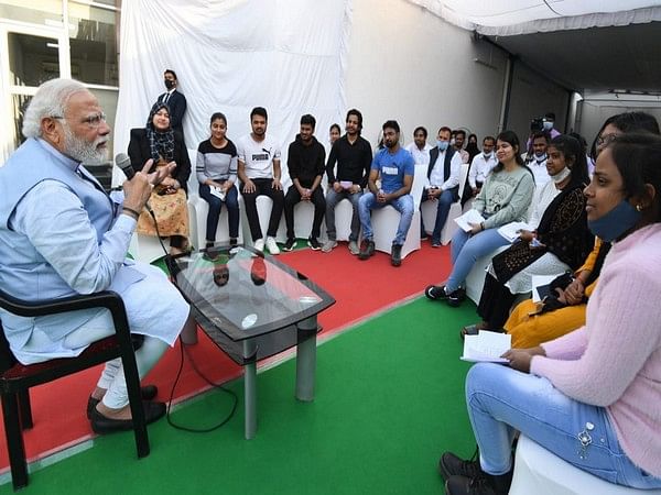 Varanasi: PM Modi interacts with students who returned from Ukraine