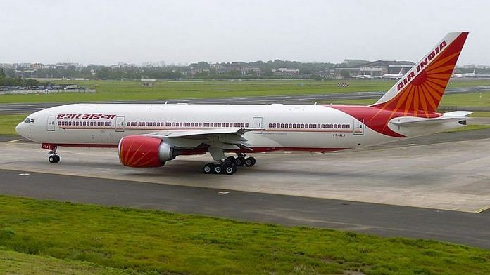 File image of an Air India Boeing 777-200LR (representational image) | Photo: Commons
