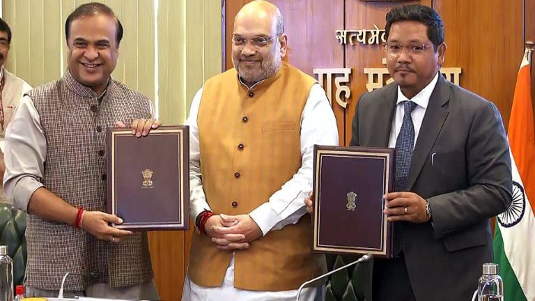 After 50 yrs, Assam-Meghalaya sign MoU resolving border dispute in 6 of 12 ‘areas of difference’