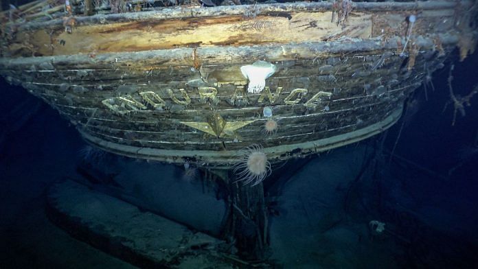 The Endurance shipwreck | Credit: Falklands Maritime Heritage Trust