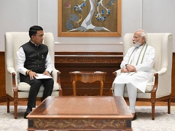 CM Pramod Sawant briefs PM Modi on BJP's 'strong performance' in Goa Assembly polls