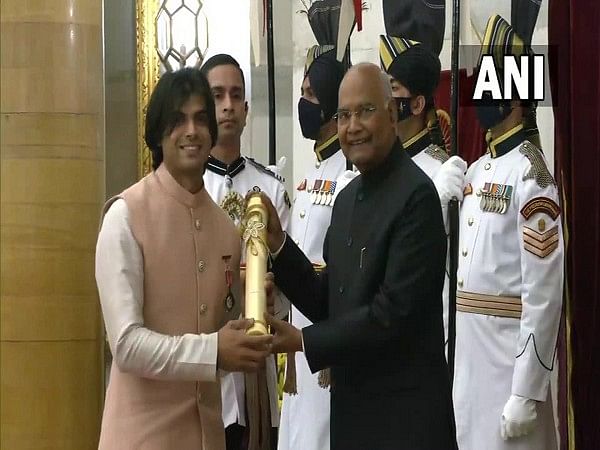 Olympic champion Neeraj Chopra receives Padma Shri