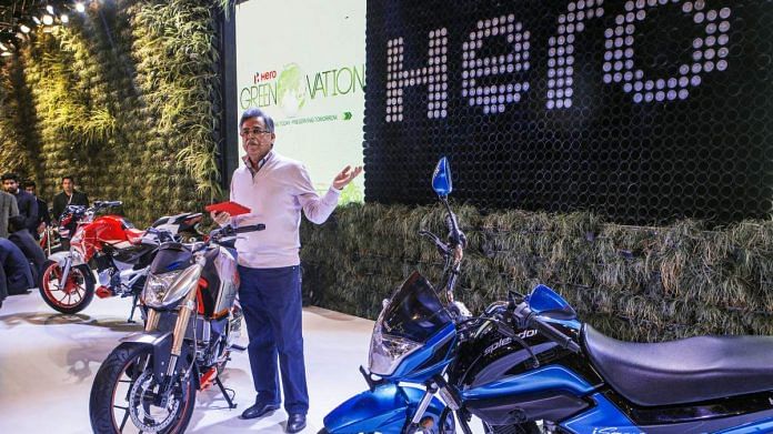 File photo of Pawan Kant Munjal, CEO and MD of Hero MotoCorp Ltd. | Bloomberg