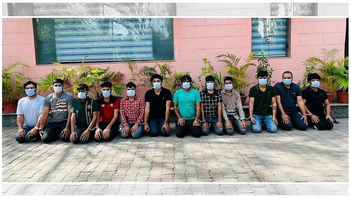 The 12 accused were arrested Monday as part of Operation Proactive, Preventive and Preemptive Policing | By special arrangement
