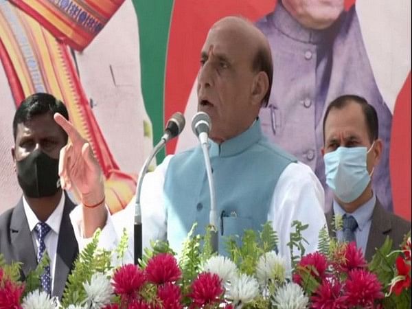 Earlier UP was 'BIMARU' state, now it is fastest developing economy: Rajnath Singh in Ballia