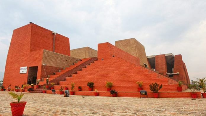 The administrative block at Nalanda University, closely modelled on its ancient counterpart | Photo: Manisha Mondal | ThePrint