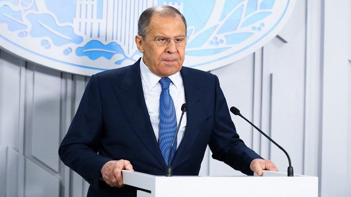 File image of Russian Foreign Minister Sergei Lavrov | Twitter/@mfa_russia