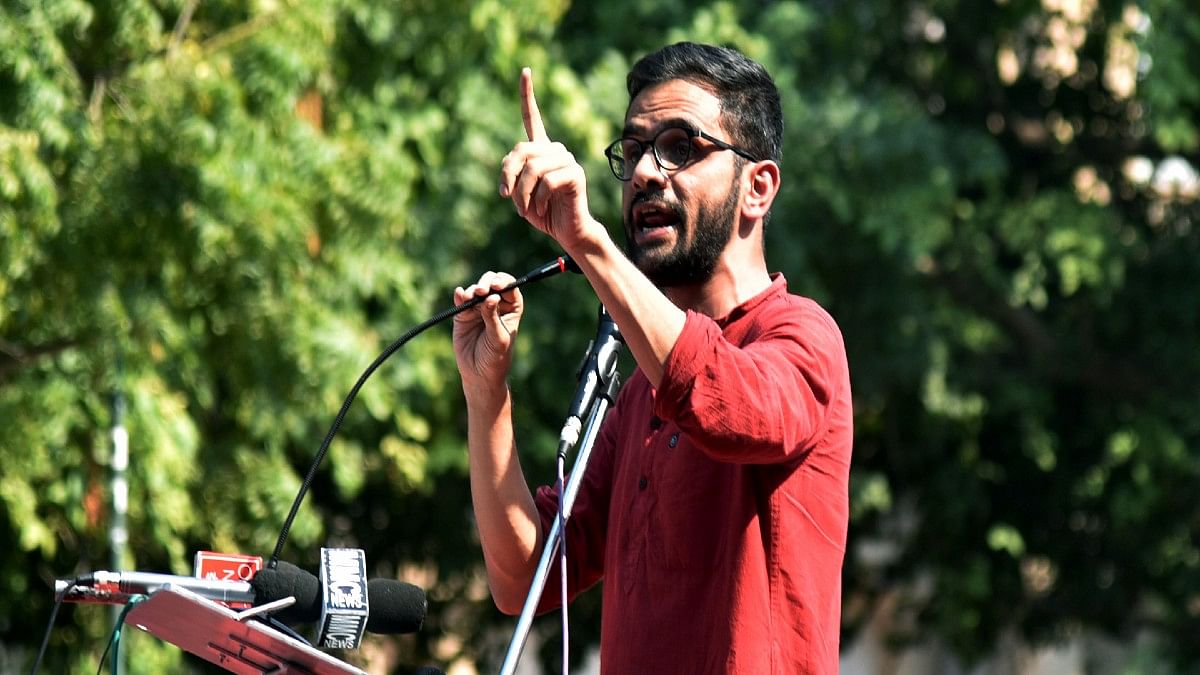 File photo of Umar Khalid at Jantar Mantar in New Delhi | ANI File photo of Umar Khalid at Jantar Mantar in New Delhi | ANI