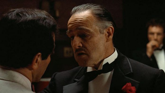A screen grab from the trailer of the 50th Anniversary of THE GODFATHER | Paramount Pictures | YouTube