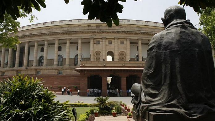 A view of Parliament building, New Delhi |Representational image | Bloomberg