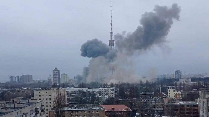 Russia attacks Kyiv TV tower, Ukraine |Representational image| Twitter/@DefenceU