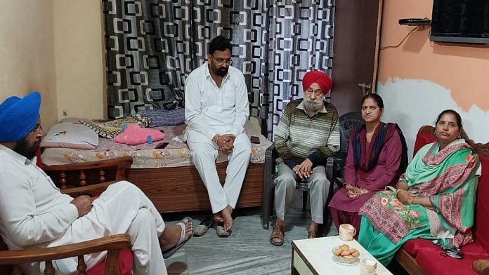 Harjot Singh's family at their home in Delhi's Chhatarpur | Anupriya Chatterjee | ThePrint