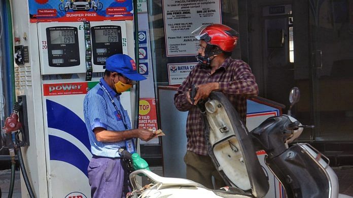 Representational image of a petrol pump in Delhi | ANI