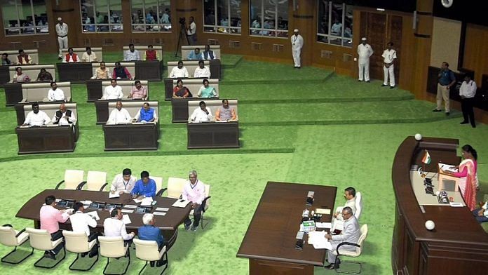 File photo of proceedings in the Jharkhand Legislative Assembly | By special arrangement