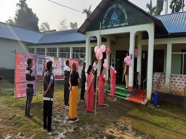 Manipur polls: Voters queue up in Jiribam, Chandel to cast votes following COVID-19 protocol