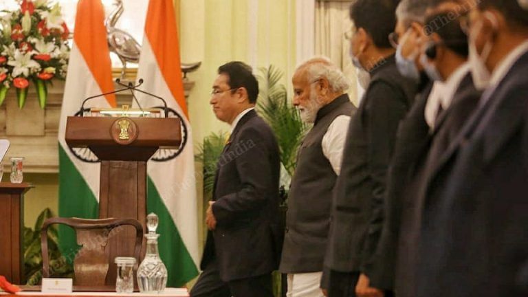 Before business, joining hands in namaste — glimpses from Modi’s meeting with Japanese PM