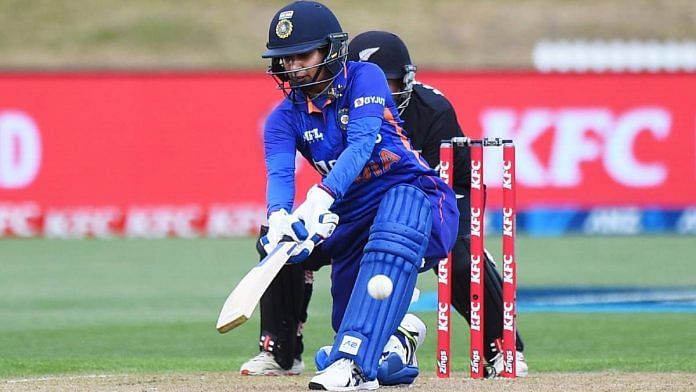 India's Mithali Raj plays a shot during the fifth ODI against New Zealand at John Davies Oval in Queenstown on 24 February | ANI